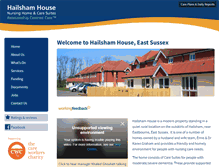 Tablet Screenshot of hailshamhouse.co.uk